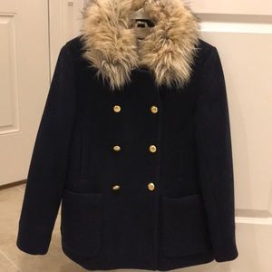 Crewcuts Girls Size 14 double breasted wool coat.